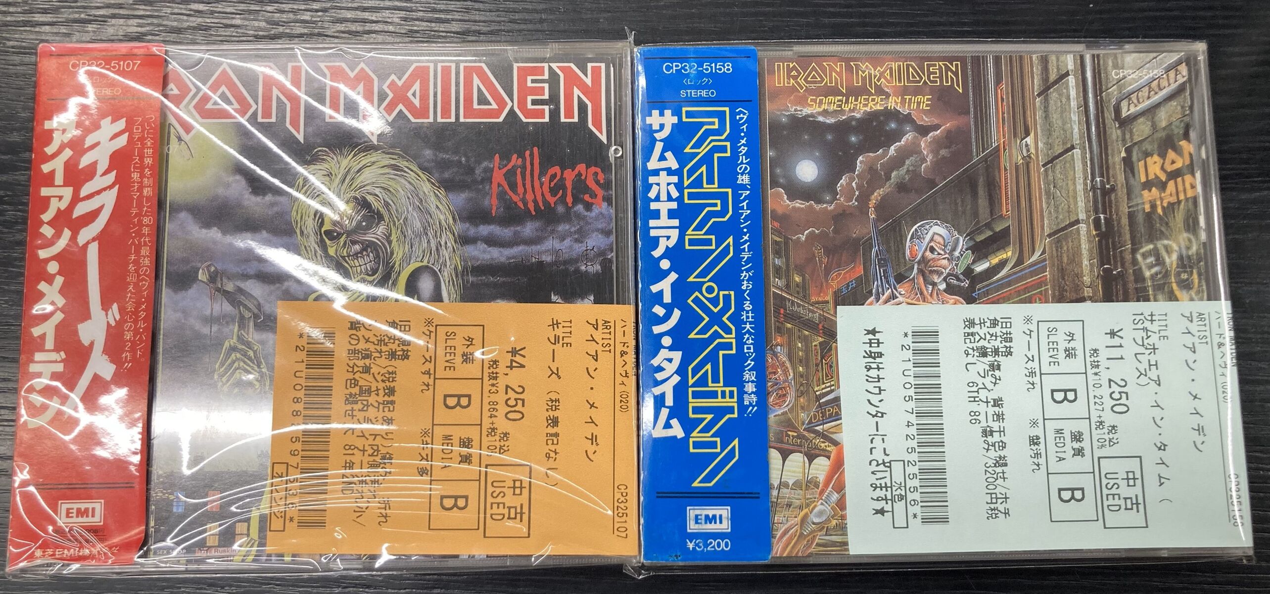 IRON MAIDEN来日公演が待ちきれない！当店に眠るIRON MAIDENの中古CD