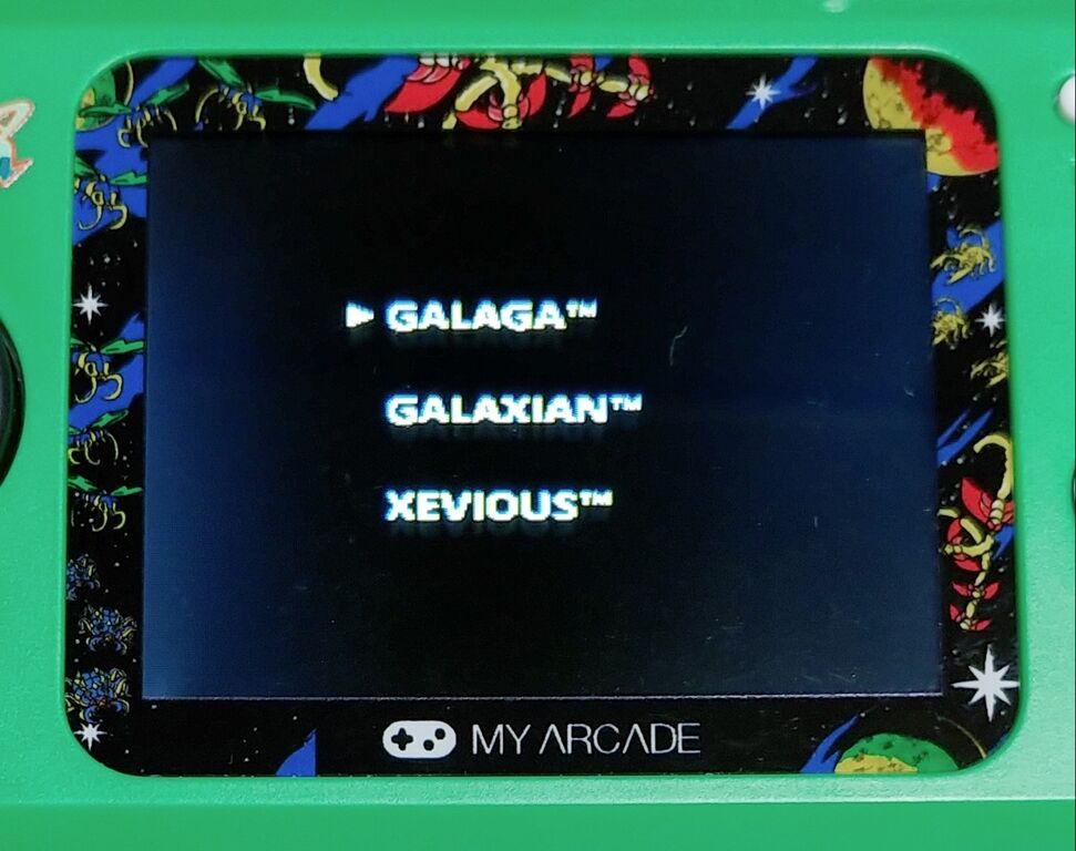 懐かしい3つのゲームが遊べる！ マイアーケード ポケットプレイヤー