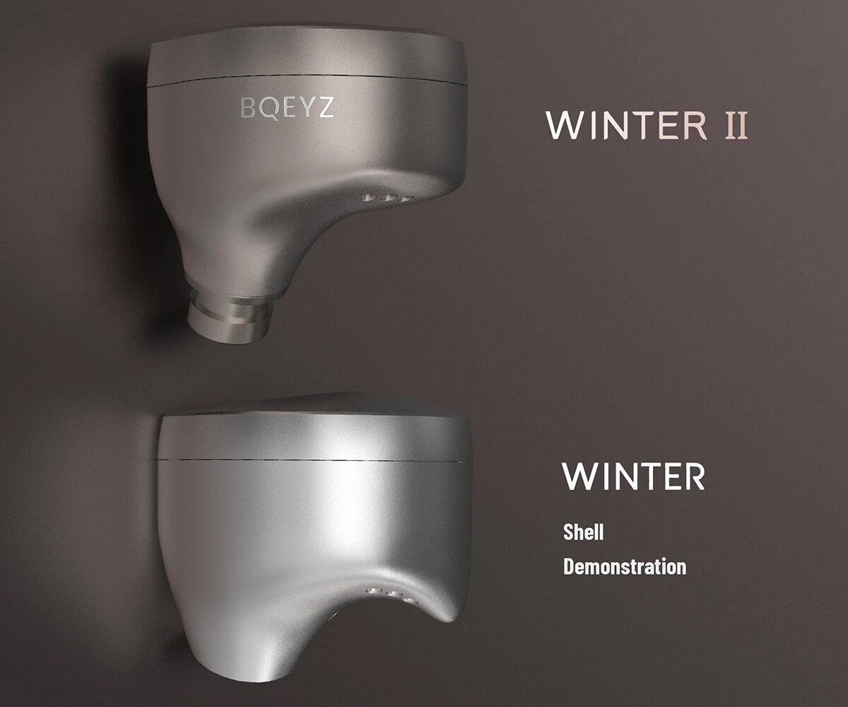 BQEYZ Winter II」 PZT骨伝導+12mm ダイナミック構成の人気モデルが