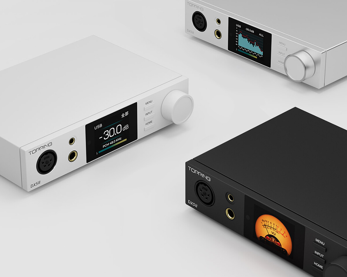 TOPPING DX5II」 バランス設計デュアルES9038Q2Mおよび独自X-Hybrid