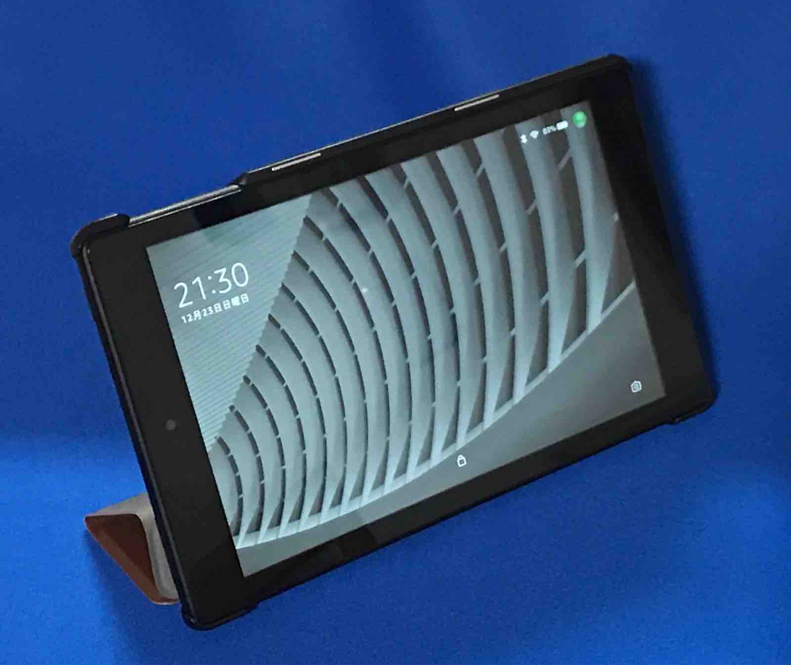 レビュー】Amazon最安値だけどカナリいい！Fire HD 8 専用ケース