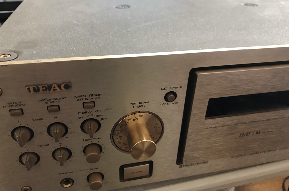 TEAC カセットデッキ V-8030S ヘッド研磨・Dolby回路電解C交換 : audio