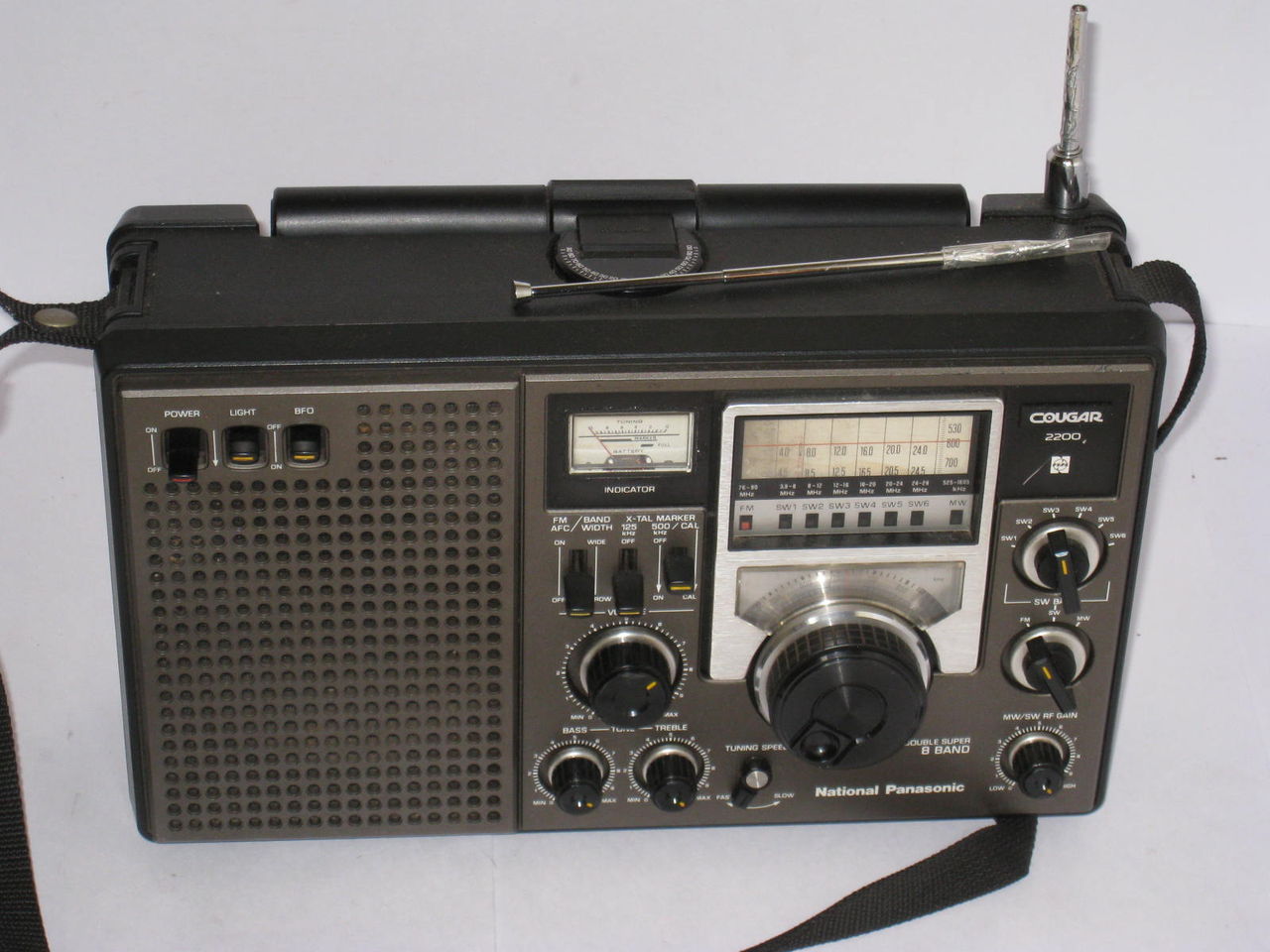 ナショナル クーガー2200のアンテナ修理 : 真空管ラジオ修理キッシー工房