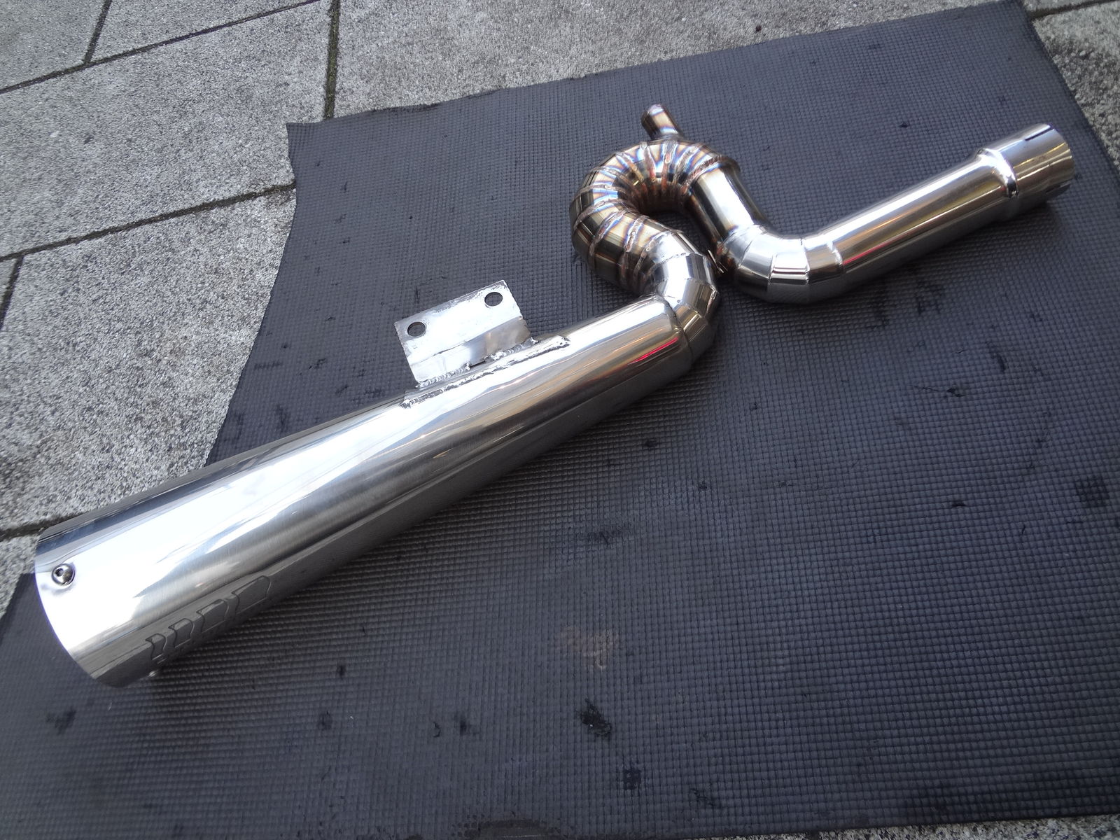 SR400 ワンオフマフラー 2種類 製作 : MOTO-DOGカスタム日記