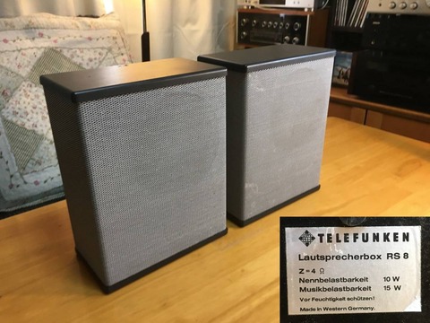 西独Telefunken ビンテージ RS 8 システム 良品 ペア！ : 「アトリエ
