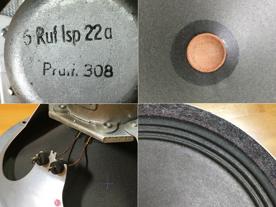 西独Siemens/Klangfilm純正20㎝口径フルレンジRuf. lsp 22aシステム