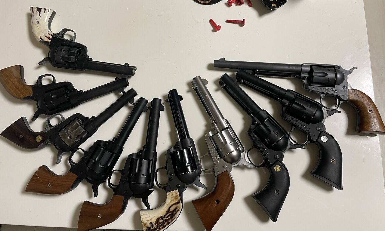 レビュー】Colt SAA.45 どれを購入する？モデルガン、エアソフトガン4