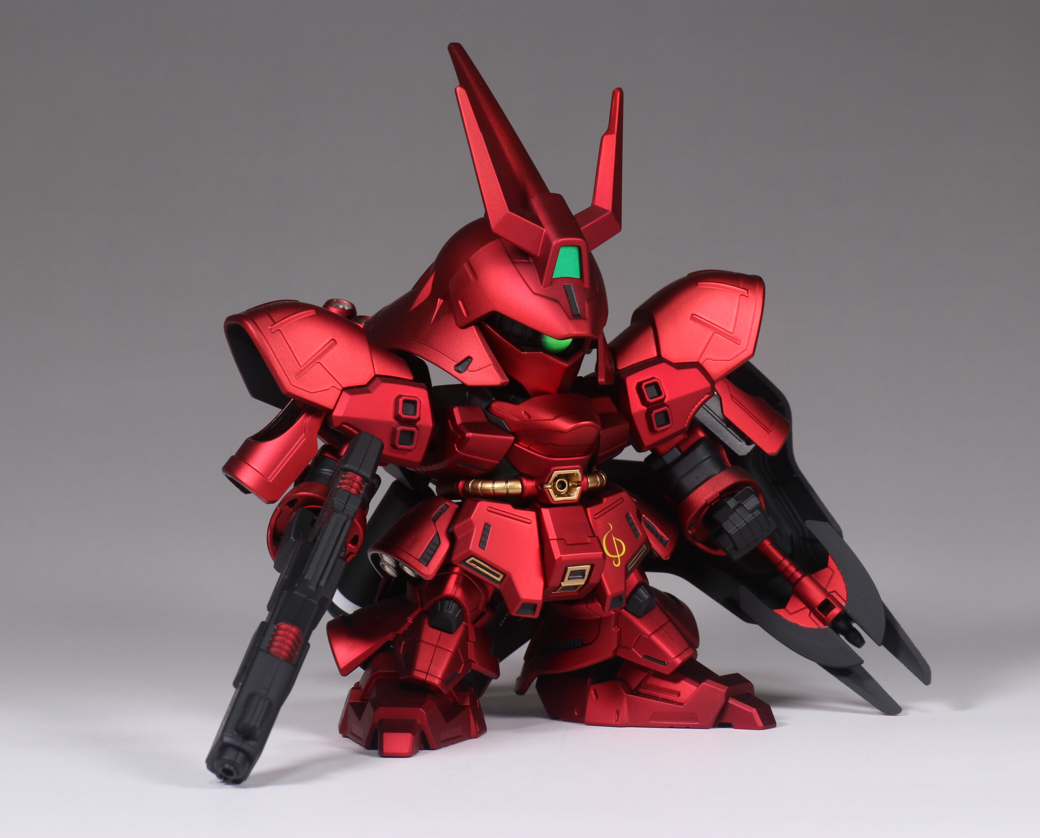 BB戦士 382 サザビー 全塗装 キャンディ塗装つや消し仕上げ : Namicom