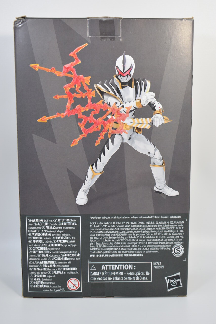 POWER RANGERS LIGHTNING COLLECTION DINO THUNDER WHITE RANGER