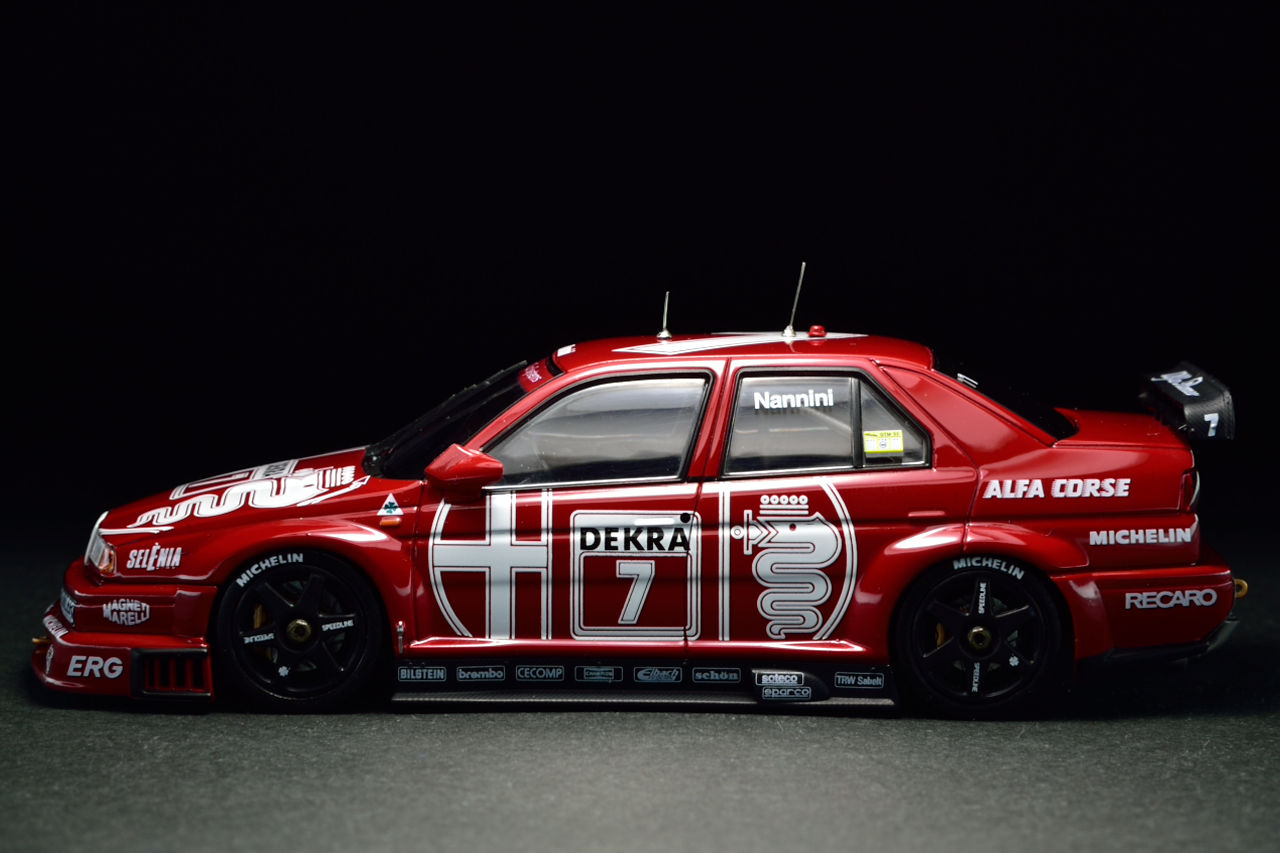 HPI 1/43 Alfa Romeo 155 V6 Ti #7 DTM 1993 : POKER FACE 4 ReLoad