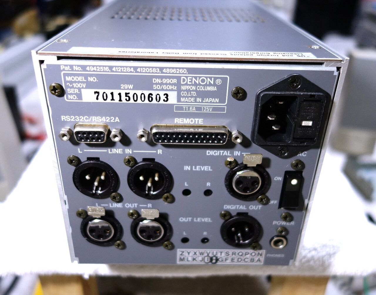 DENON DN-990R ジャンクが届きました : アンプジャンカーのblog