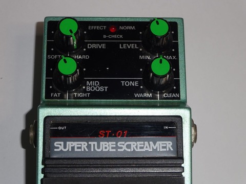 MAXON Super Tube Screamer ST-01 (1) : 長田(猫舌)のblog