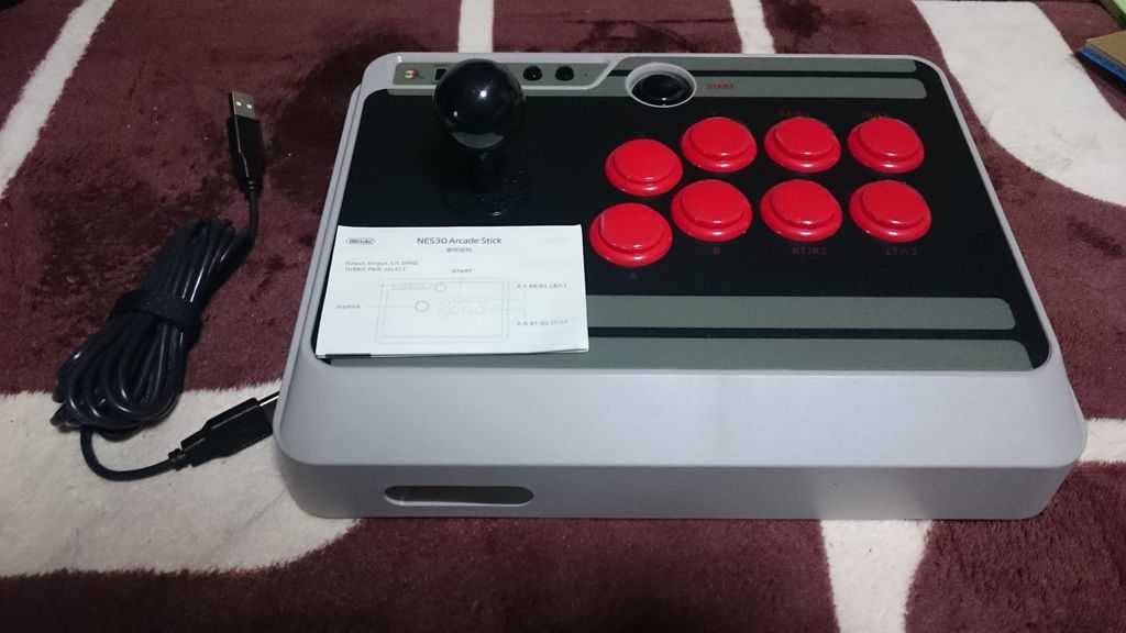 徹底レビュー】Switchでも使える「8Bitdo N30 Arcade Stick」 海外仕様