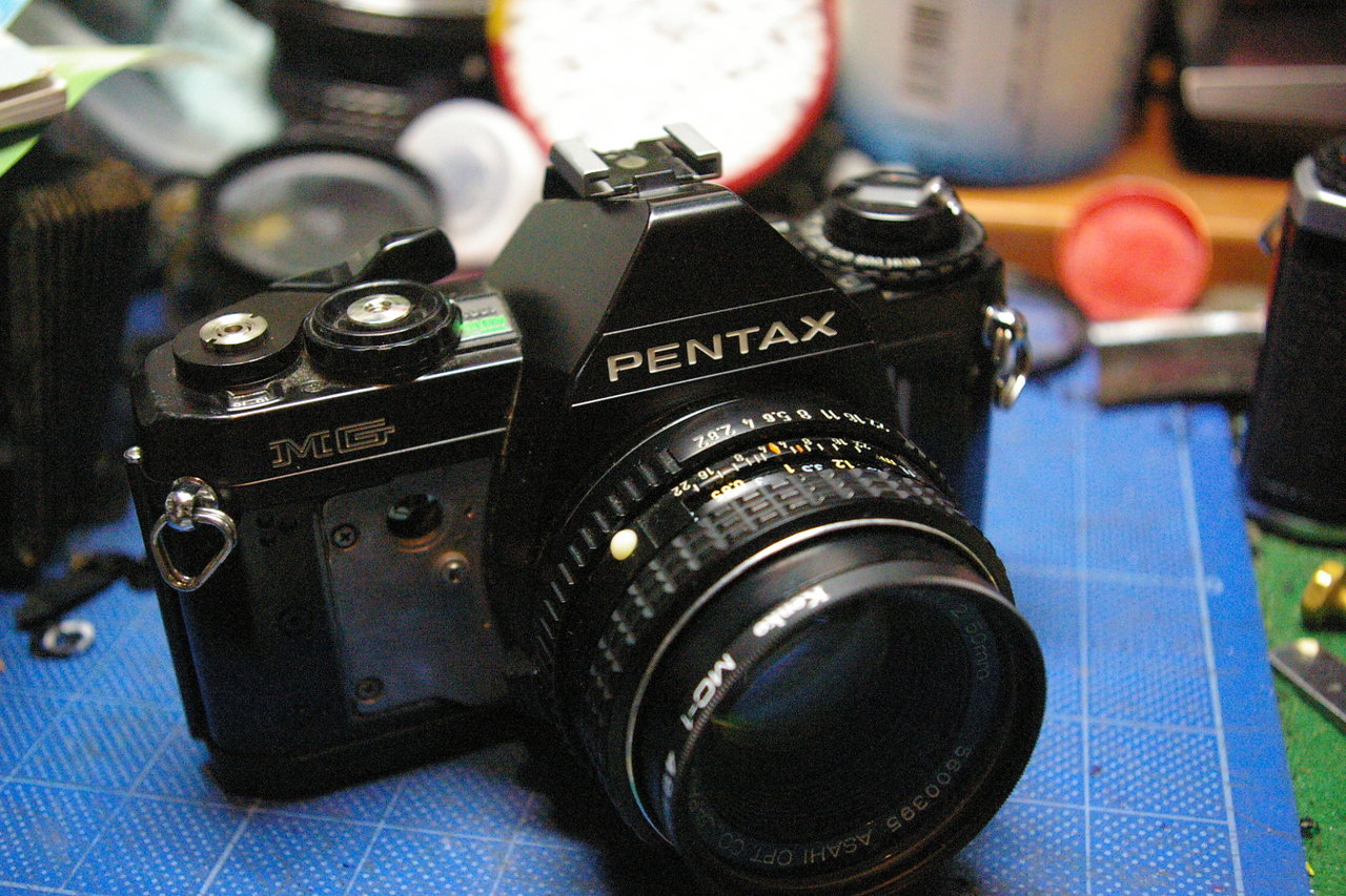 ペンタックスMGのレストア : カメラと写真が大好きな毎日 + バイク