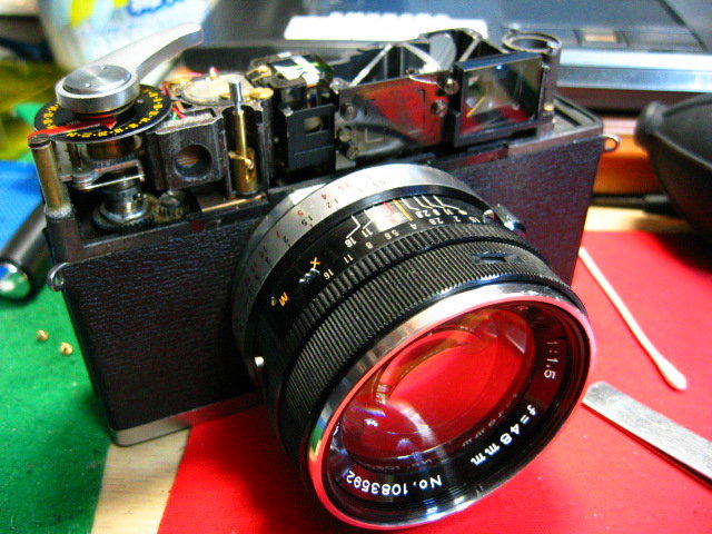 マミヤ35 スーパーデラックス のレストア 巨砲！ : カメラと写真が