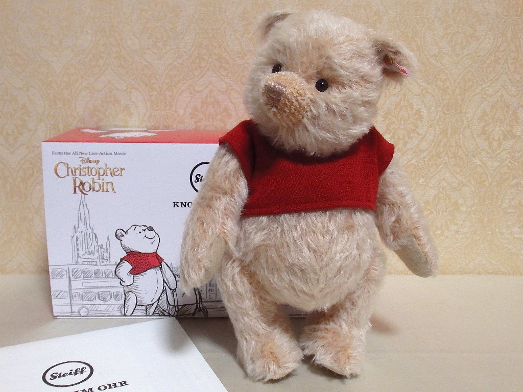 シュタイフ社・2019年限定「ディズニー クリストファーロビン クマの