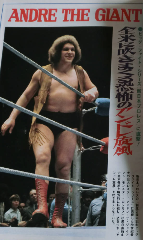 大巨人”アンドレ・ザ・ジャイアント : サルトビ才蔵の童心日記