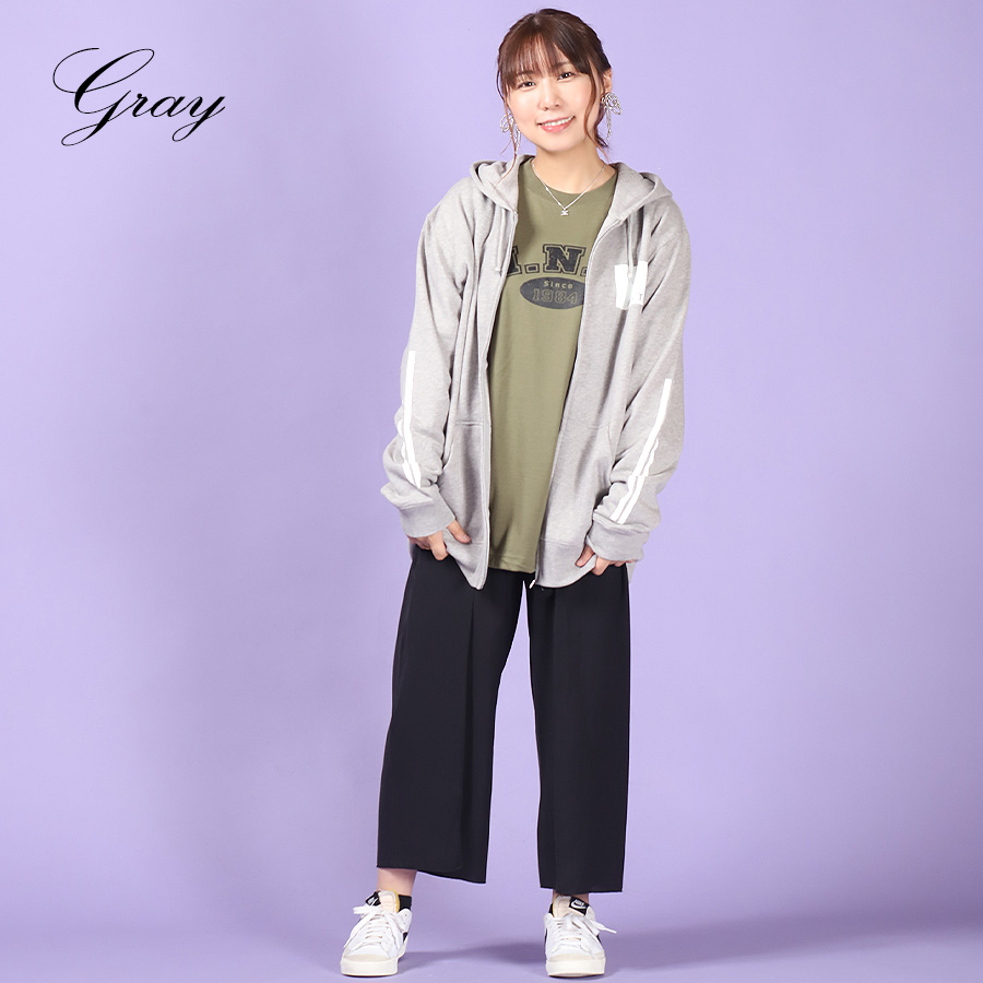 受注期間限定！松嶋桃コラボ企画第3弾！コラボZIPパーカー◇松嶋桃