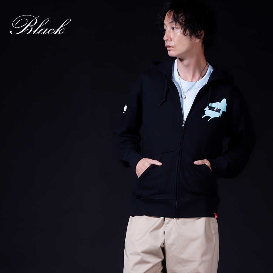 受注期間限定！猫瀬乃しんコラボ企画！コラボZIPパーカー◇猫瀬乃しん