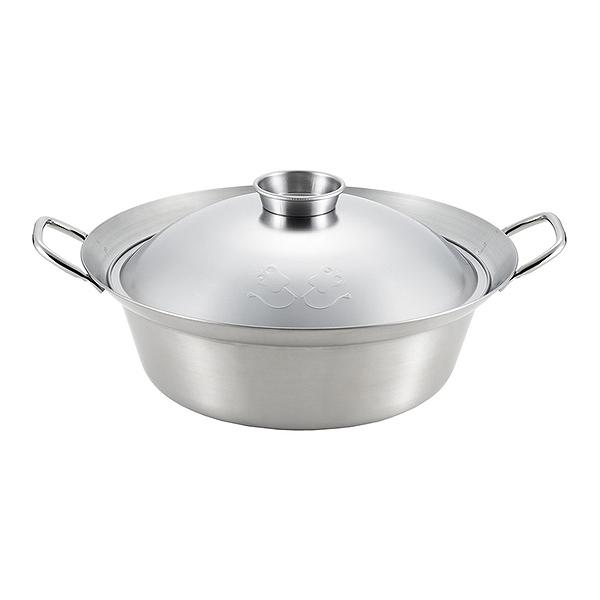 dショッピング |両手鍋 28cm IH対応 美味彩菜ちゃんこ鍋 ステンレス製