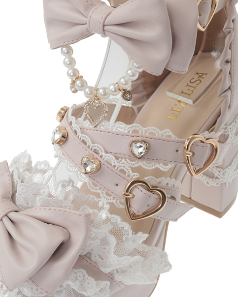 フリルリボンサンダル ｜ LIZ LISA（リズリサ）公式通販 ｜ Tokyo