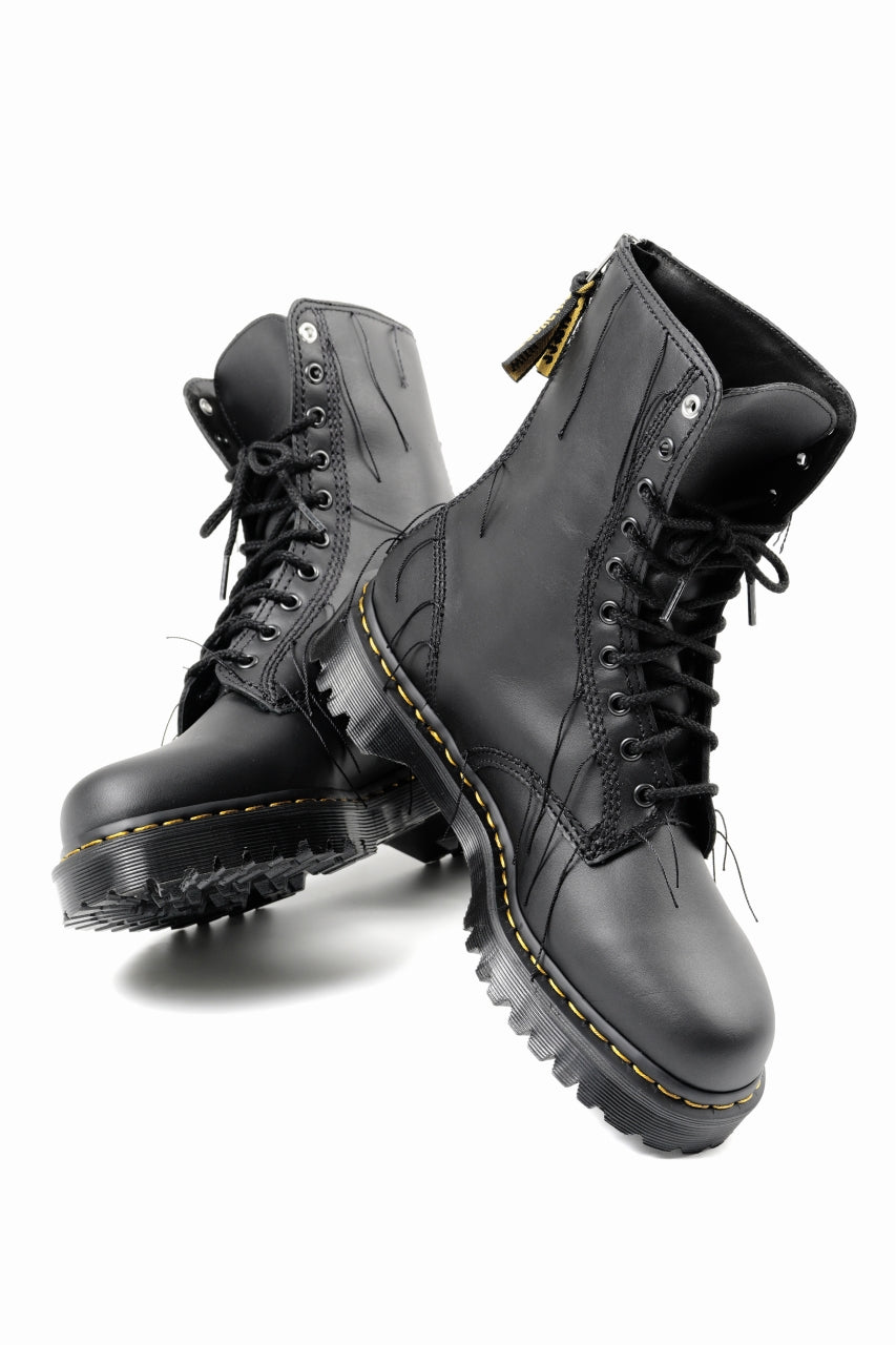 Y's x Dr. Martens 6 EYES BACK ZIP BOOTS 101 / CLASSIC CALF LEATHER