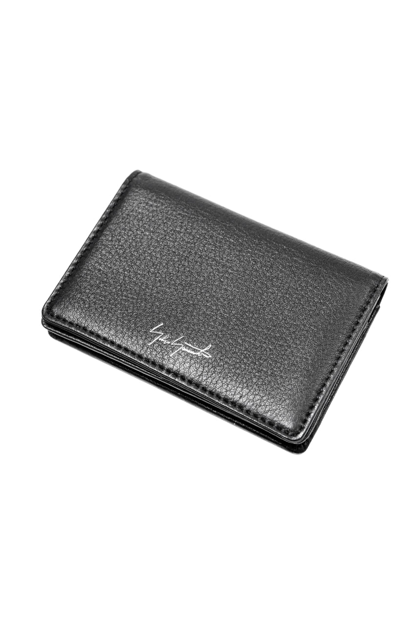 discord Yohji Yamamoto Card Holder / Shrink Cow Skin Leather