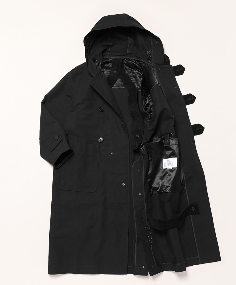 Duffle Coat - Cotton Double Cloth(M(MEN) Black/ブラック
