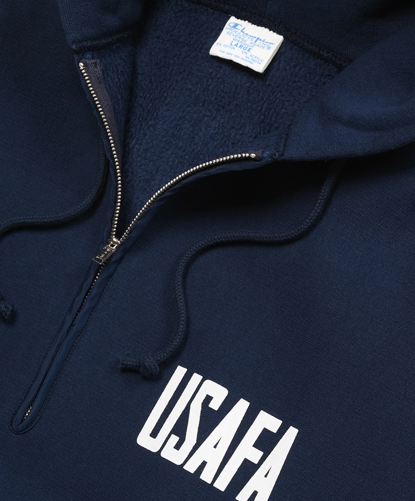 Reverse Weave Half-Zip Hooded Sweatshirt 25FW True To Archives