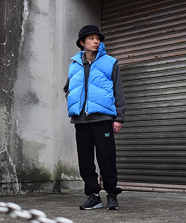 NEEDLES[ニードルズ] 23SS LOFTMAN別注 Zipped Sweat Pant [Black]