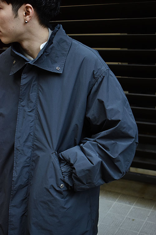 ATON[エイトン] 23AW Air Weather | Short Mods Coat [Charcoal Grey]