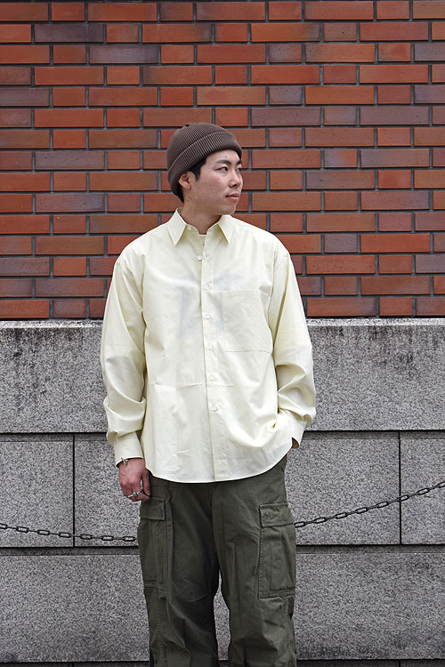 AURALEE[オーラリー] Washed Finx Twill Big Shirt