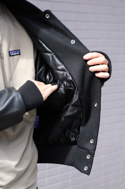 SETTLEMIER'S[セトルマイヤーズ] Set-in Leather Sleeve Varsity Jacket