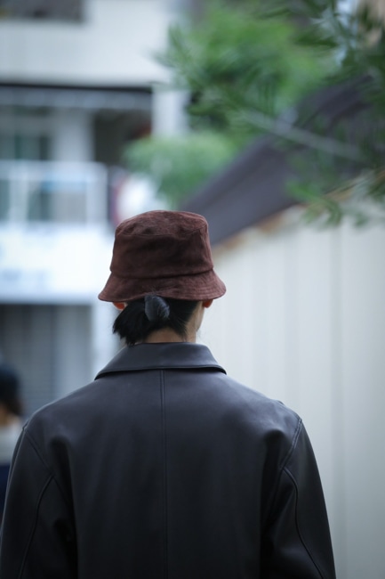 KIJIMA TAKAYUKI[キジマタカユキ] Calf Suede Bucket Hat