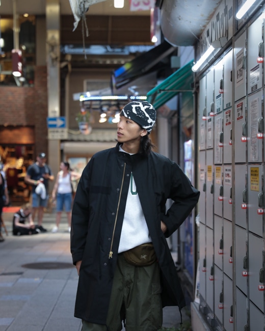 CIOTA スビンコットン M-65 フィッシュテールパーカー [ブラック]