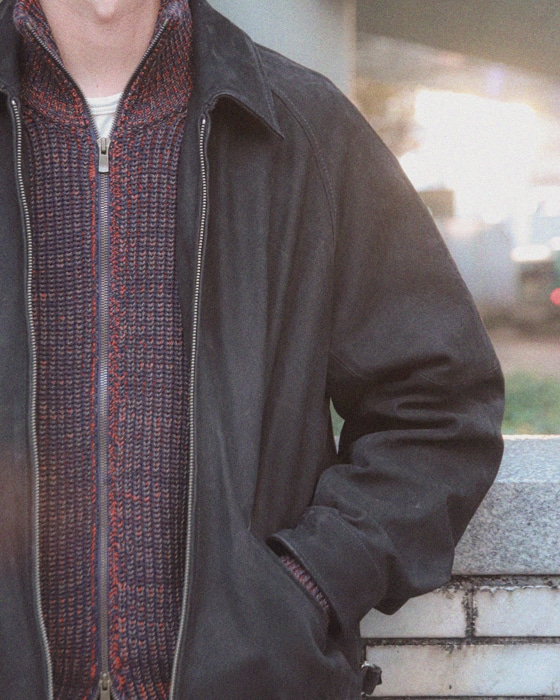 別注商品】BATONER×LOFTMAN｜Mix Color Tweed Knit Blouson