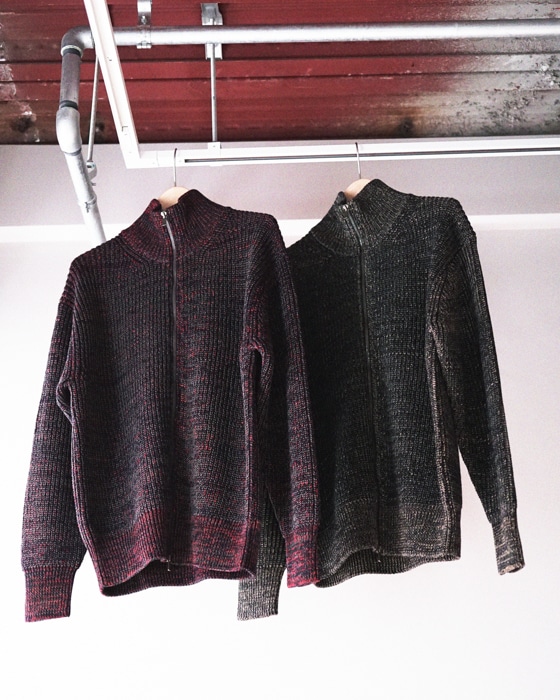 別注商品】BATONER×LOFTMAN｜Mix Color Tweed Knit Blouson