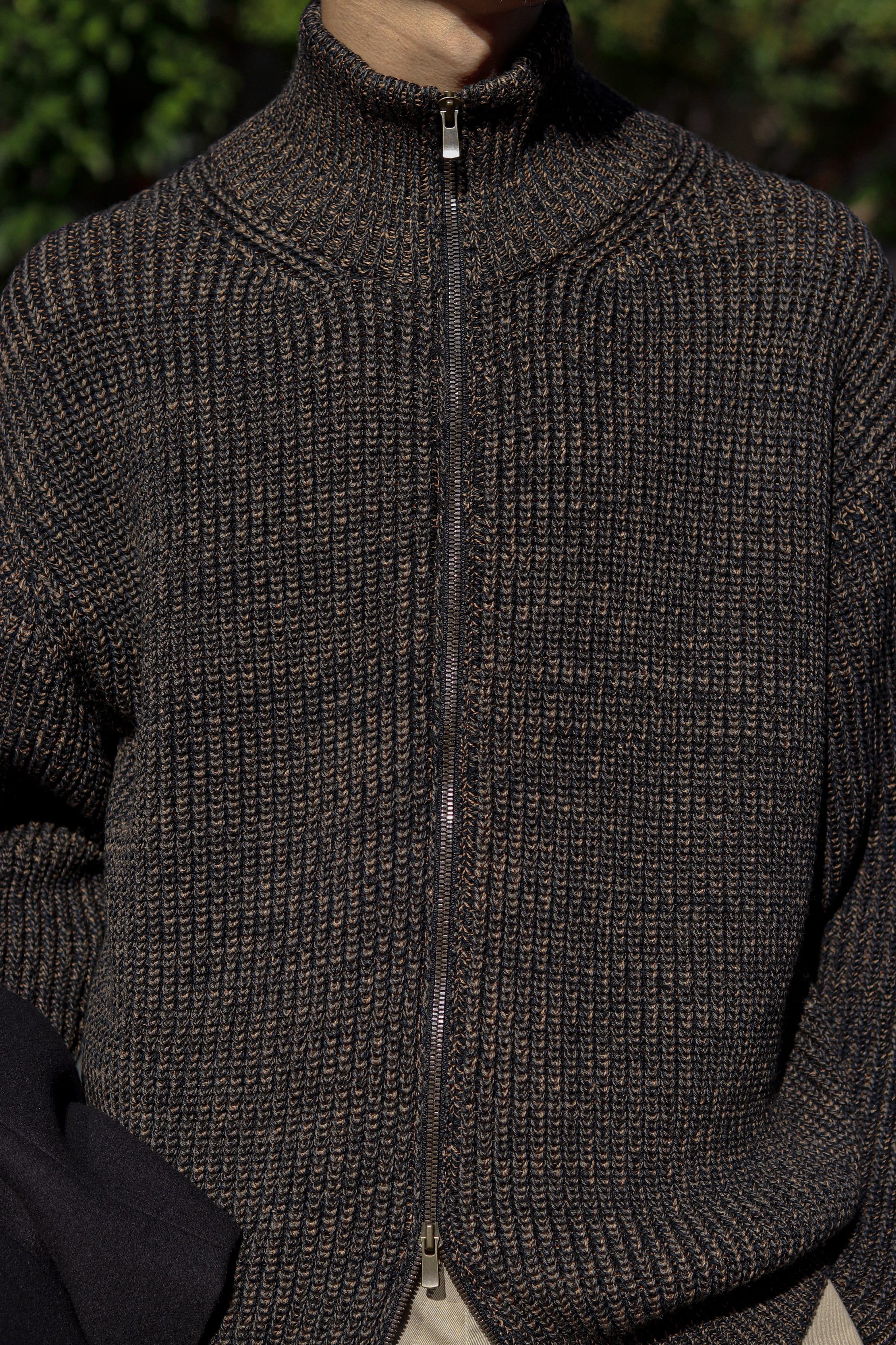 BATONER ”LOFTMAN別注 Mix Color Tweed knit Blouson”