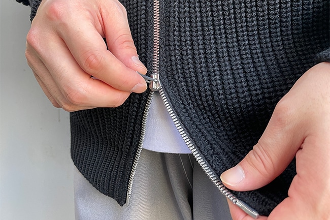 BATONER/バトナー】Men Signature Drivers Knit