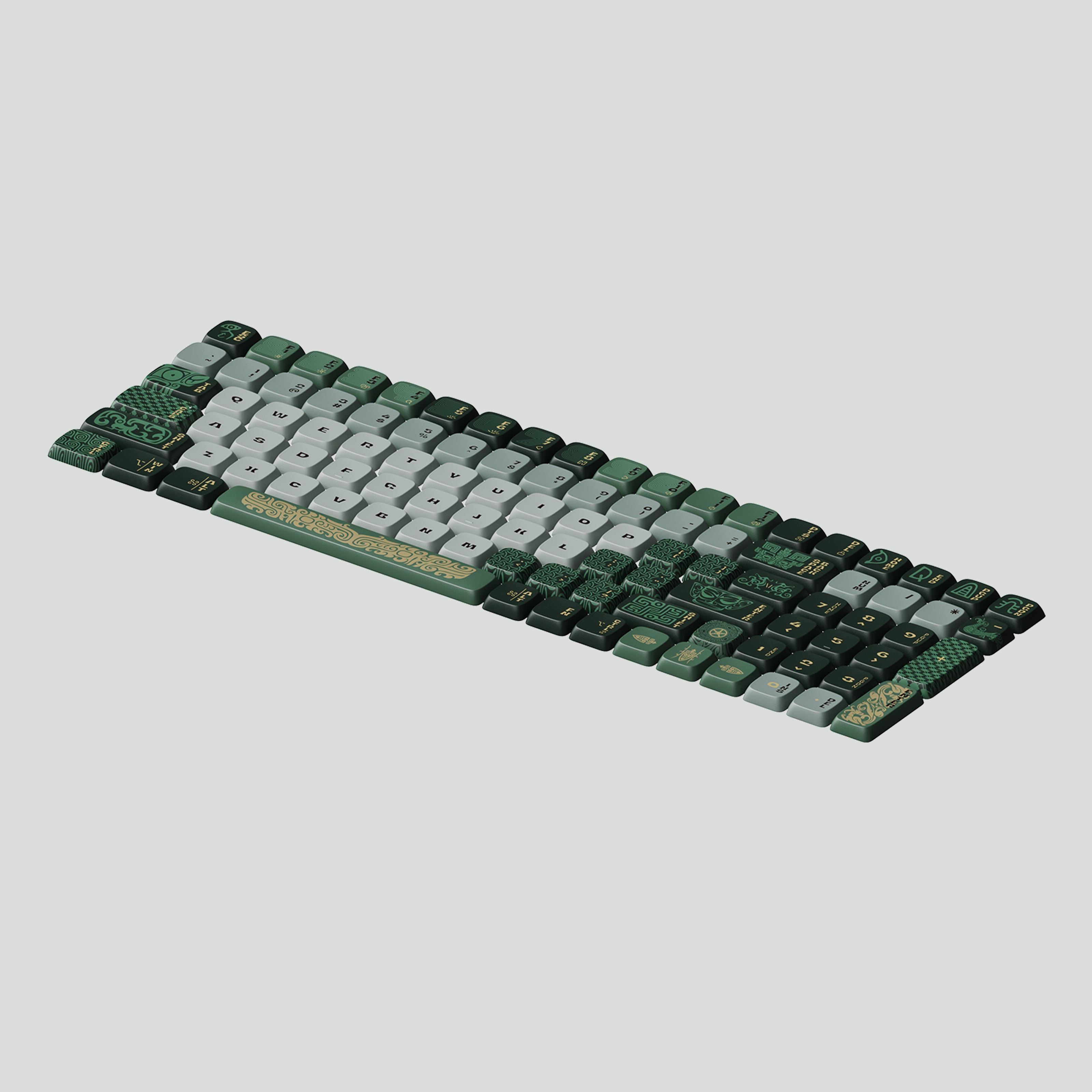 LOFREE Retro-Flow Series英語配列キーキャップ84キー Retro-Flow