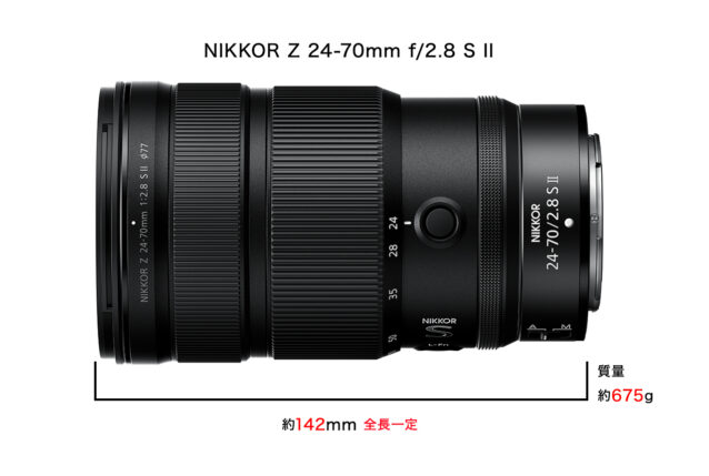 NIKKOR Z 24-70mm f/2.8 S II発表！旧型モデルからの違いなどを比較し