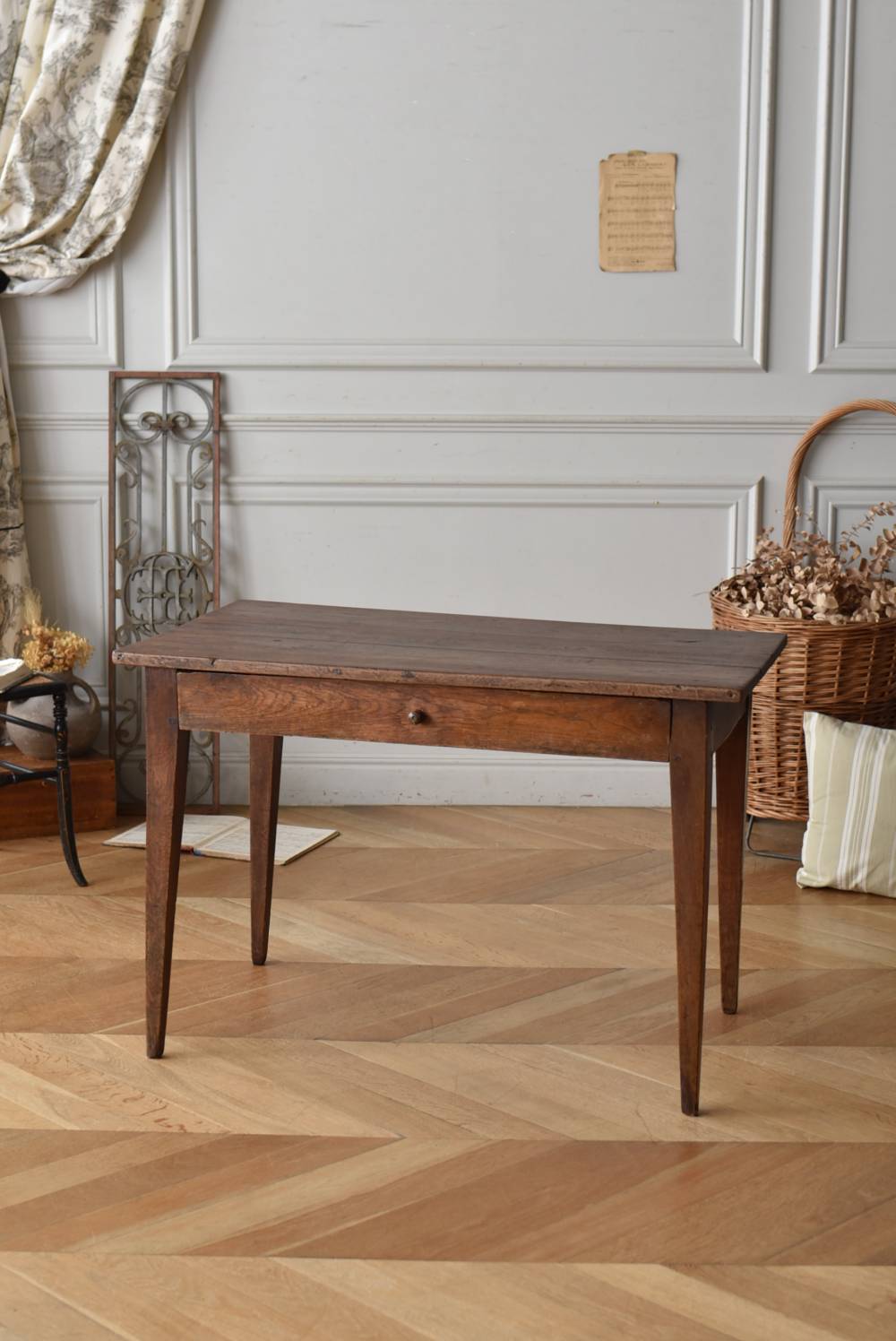 アンティークテーブル.87 フランスアンティーク家具 フレンチデスク ワーク