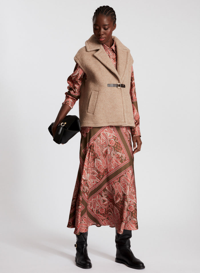 RESCA WOOL AND ALPACA VEST