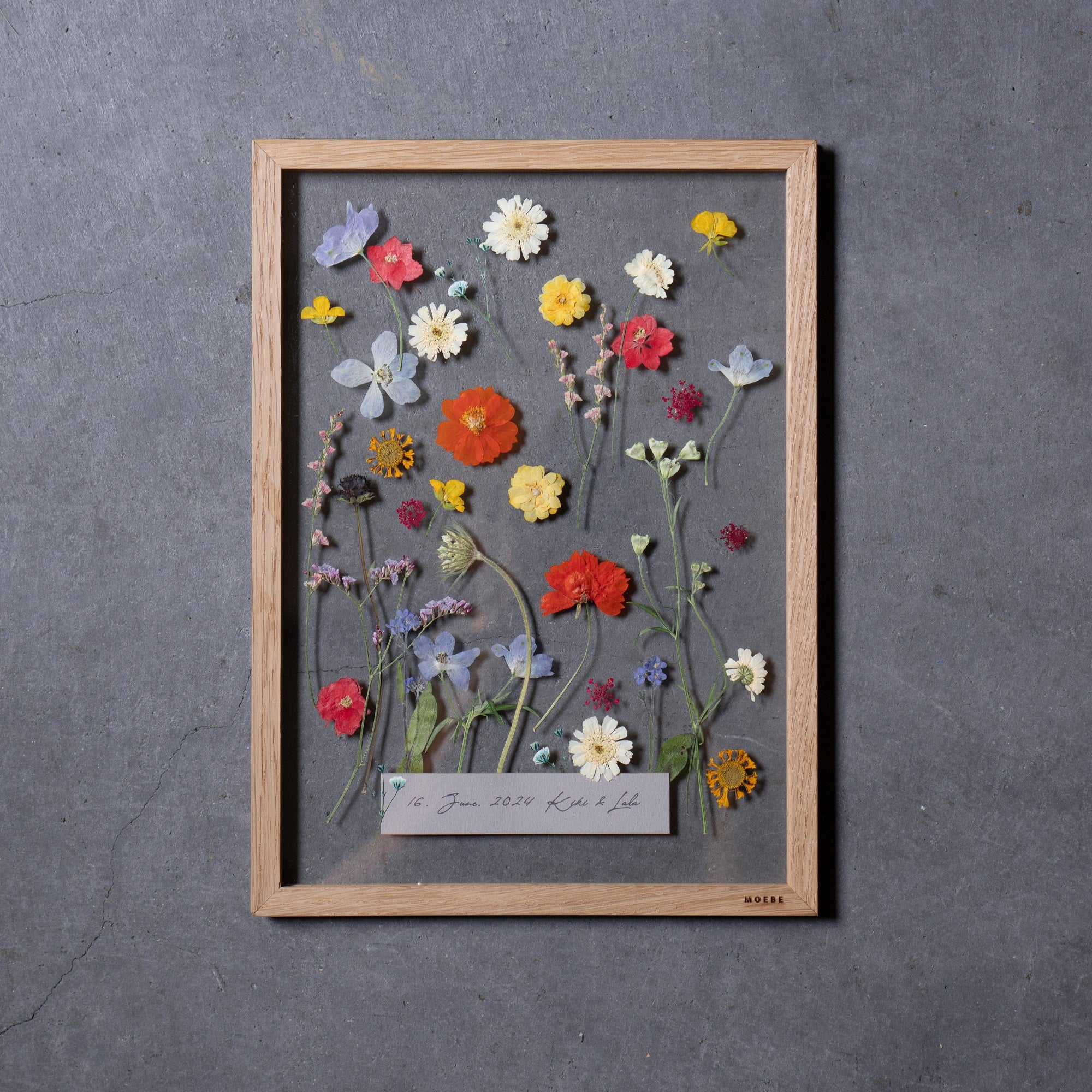 インテリア・雑貨 押し花フレーム カラフル