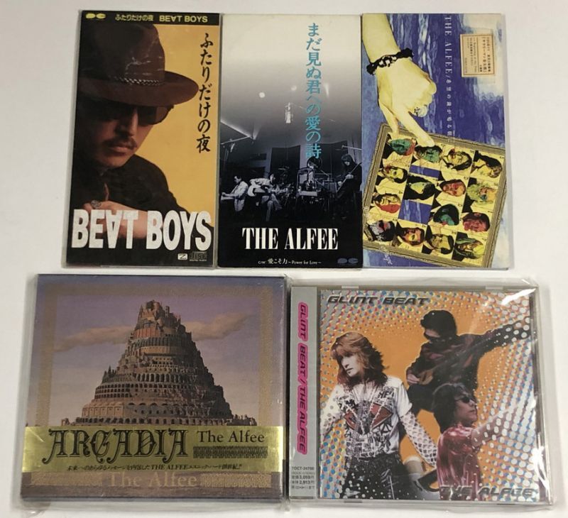 THE ALFEE アルフィー CD CD仕切り板 シングルレコード セット - える