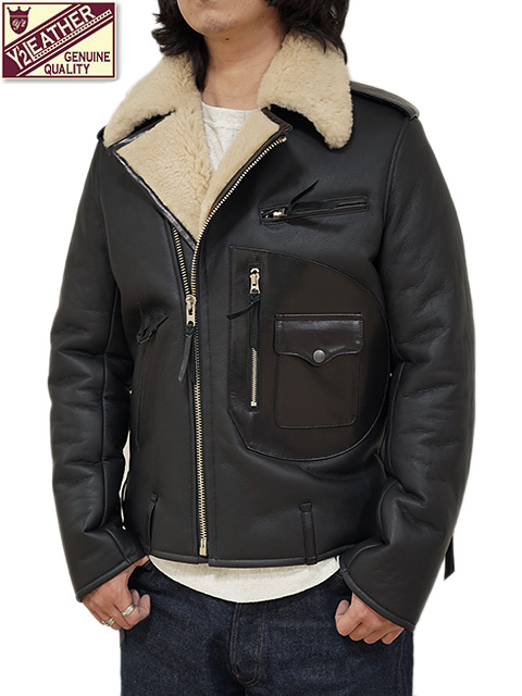 Y'2 LEATHER（ワイツーレザー） 】 Sheep Mouton D-Poket Double