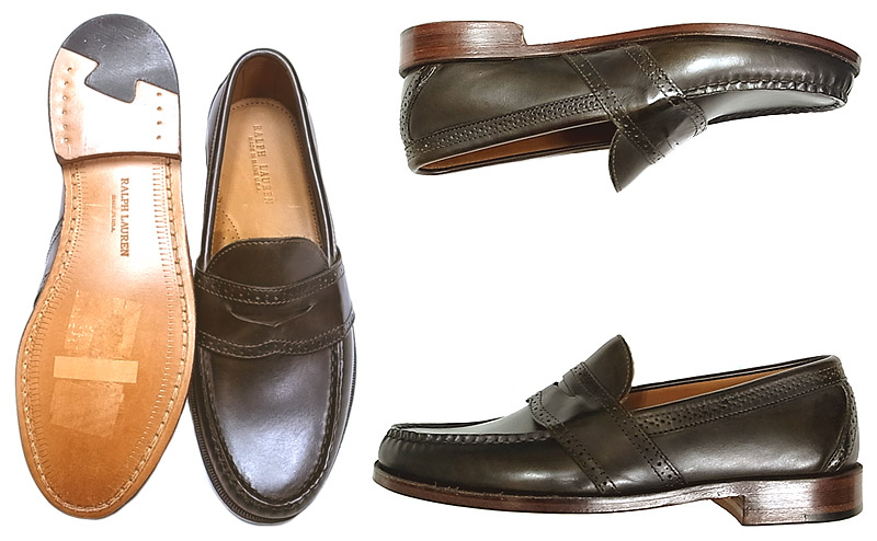 RALPH LAUREN (Rancourt & Co.) ELLESMERE Penny Loafer カーフ USA製