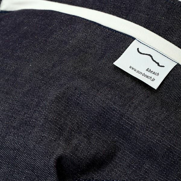 サンアンドビーチ(sun&beach)デニムネイビー(OM-1)新生児から3歳頃まで