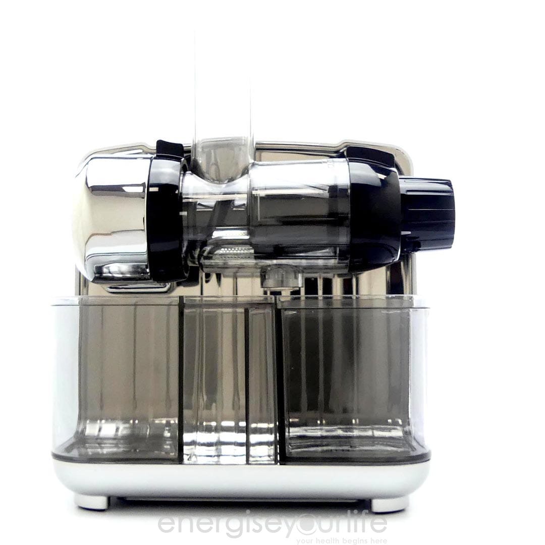 Omega Juice Cube Horizontal Slow Juicer in Silver | Energise Your Life