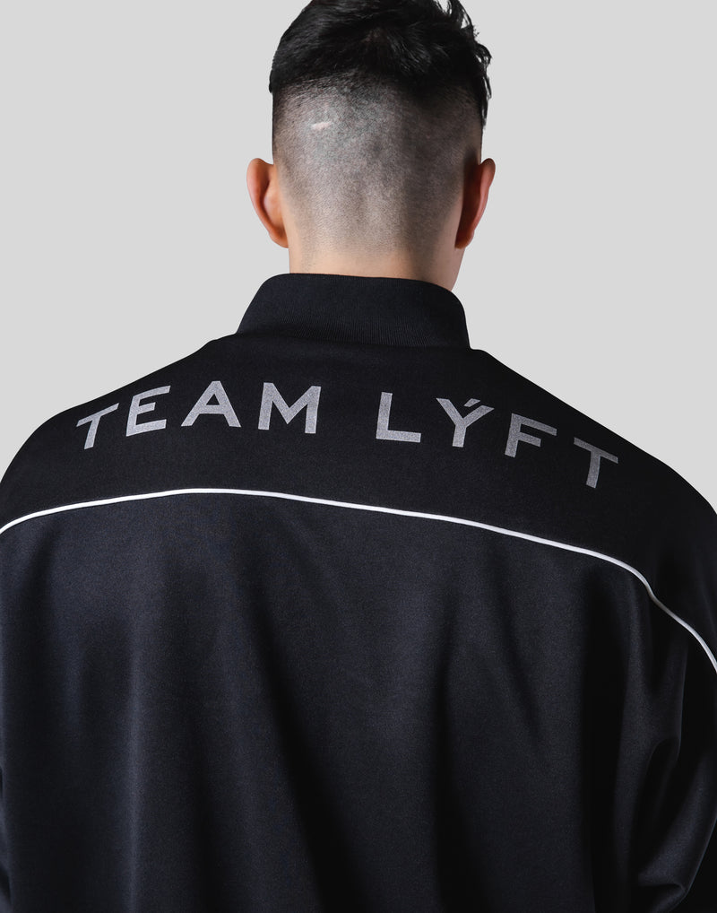 Oversize Round Separate Track Jacket - Black – LÝFT